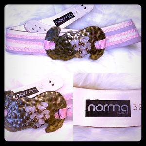 Vntg Exotic Skin & Leather Belt | Norma of Canada